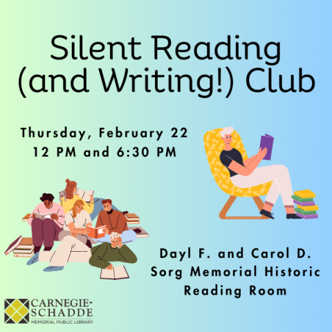 Silent Reading and Writing Club February 2024 slide