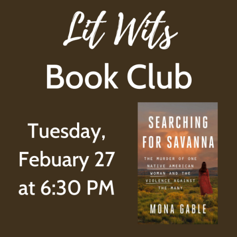 Lit Wits book club slide February 2024