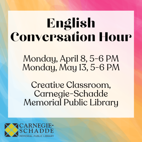 English Conversation Hour April-May 2024 slide