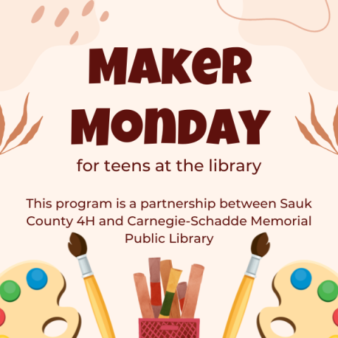 Maker Mondays for Teens