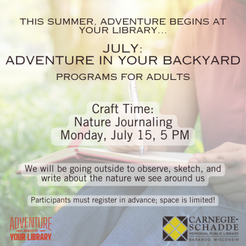 Craft Time Nature Journaling slide