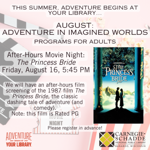 After Hours Movie Night - The Princess Bride slide