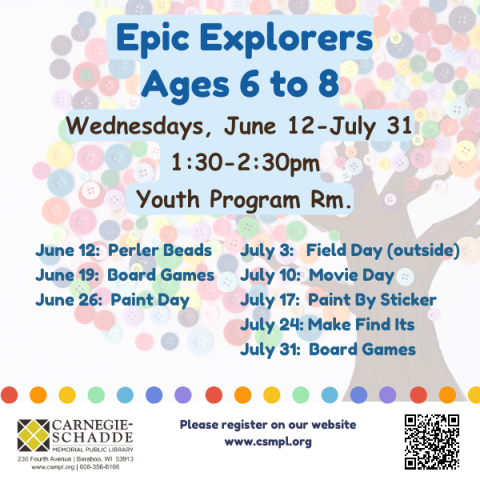 Epic Explorers, ages 6 to 8