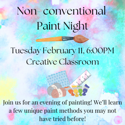 Non- conventional Paint Night