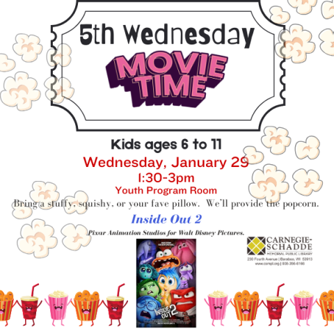 Movie Day for ages 6 to 11