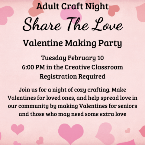 Share the Love Craft Night