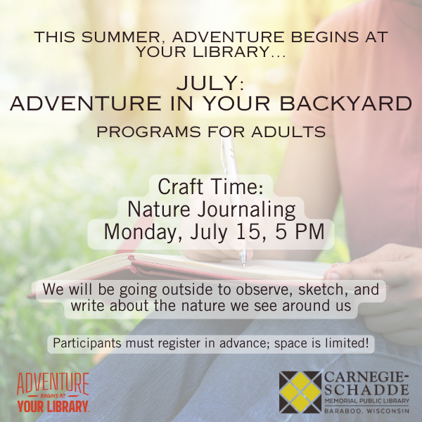 Craft Time Nature Journaling slide