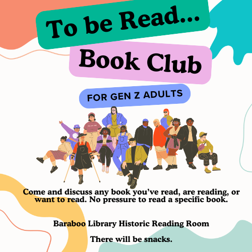 To Be Read- Book Club for Gen Z Adults