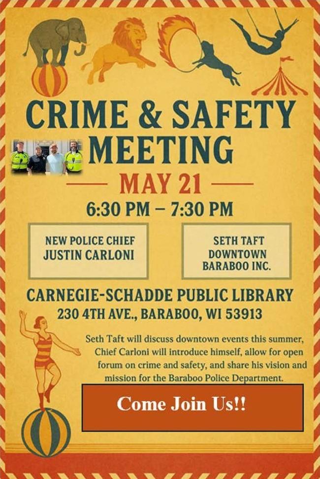 crime and safety meeting