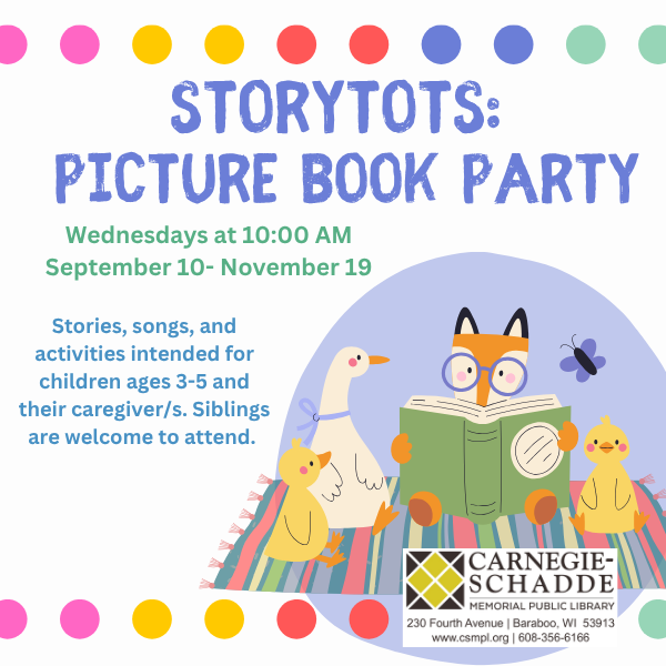 Fox, goose, and two chickens reading a book