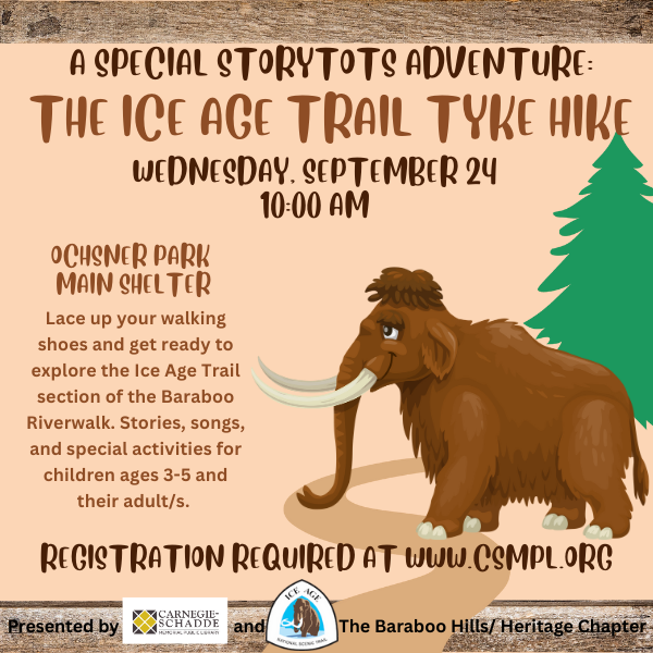 Brown mammoth on trail