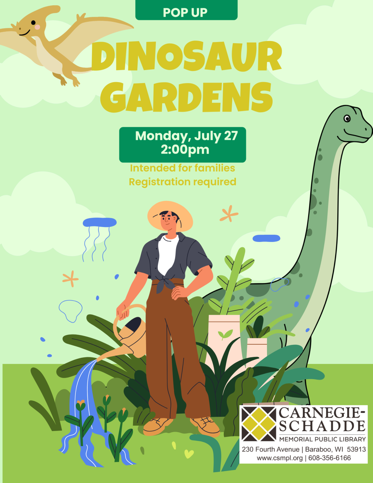 Pop Up for Families: Dinosaur Gardens